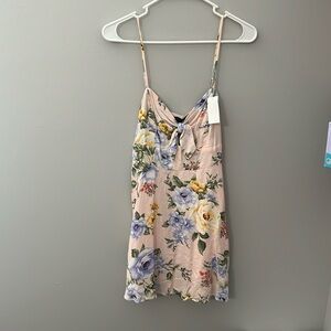 Floral spaghetti strap dress